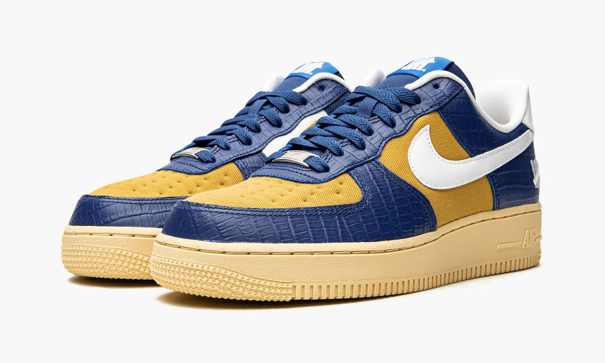 Air Force 1 Low "Undefeated - Blue Croc" - Angle View 3