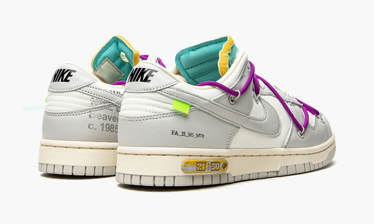 Dunk Low "Off-White - Lot 21" - View 4