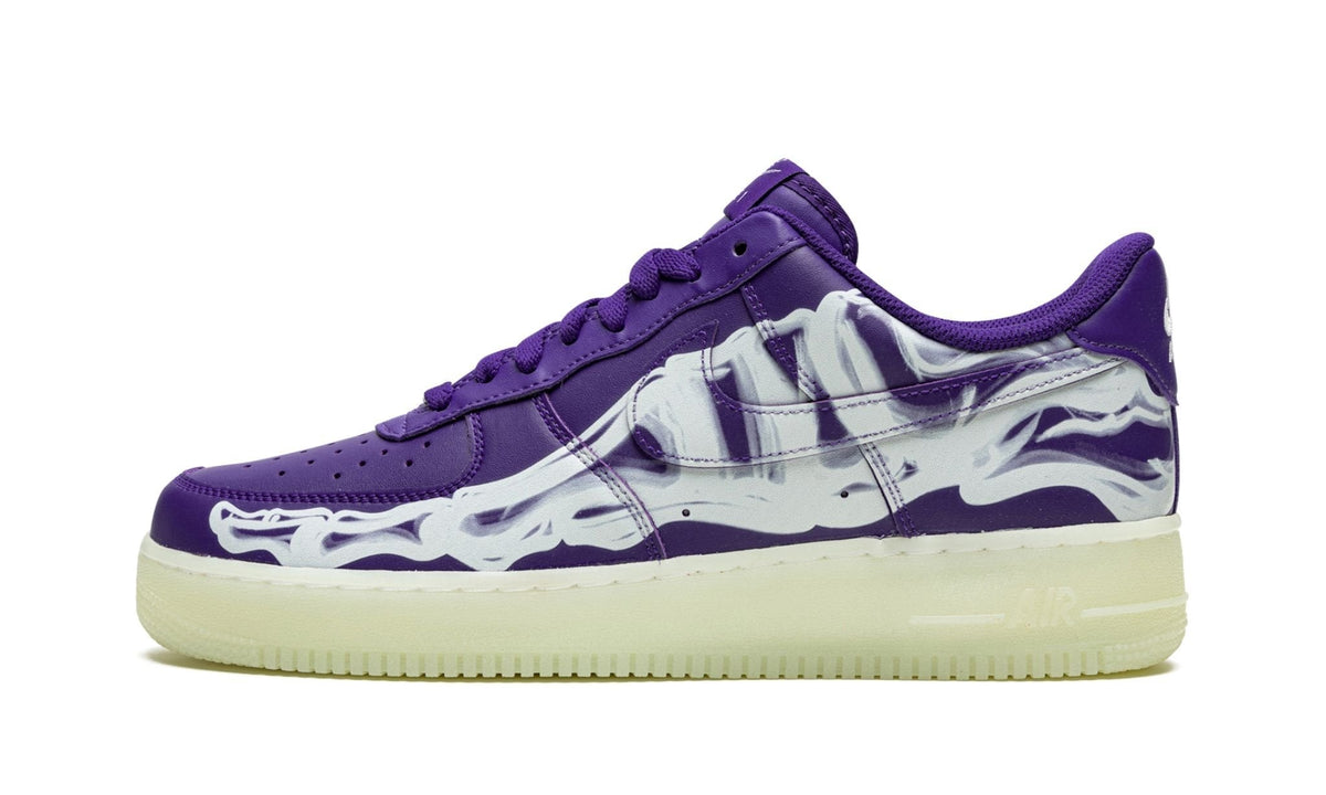 Air Force 1 Low '07 QS "Purple Skeleton Halloween" - Main View