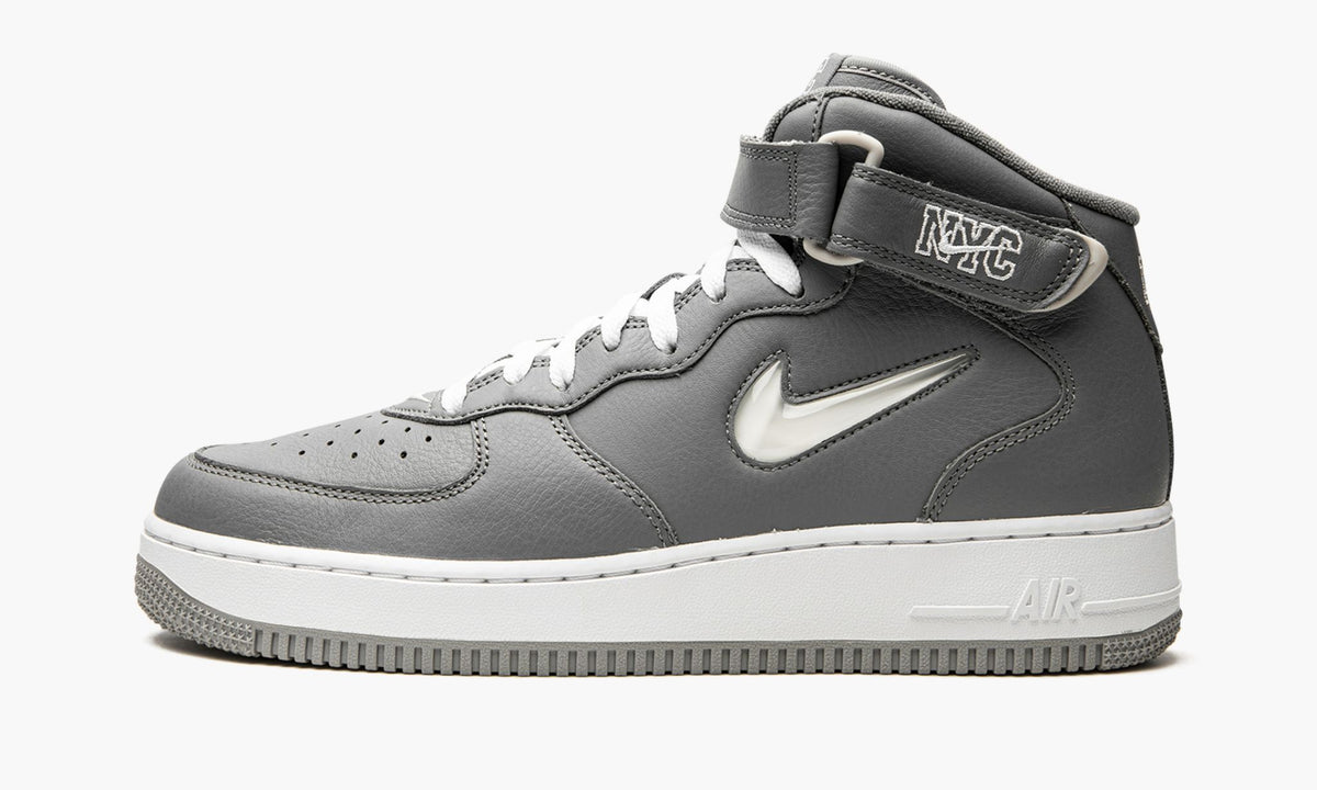 Air Force 1 Mid QS "Jewel NYC Cool Grey" - Angle View 2