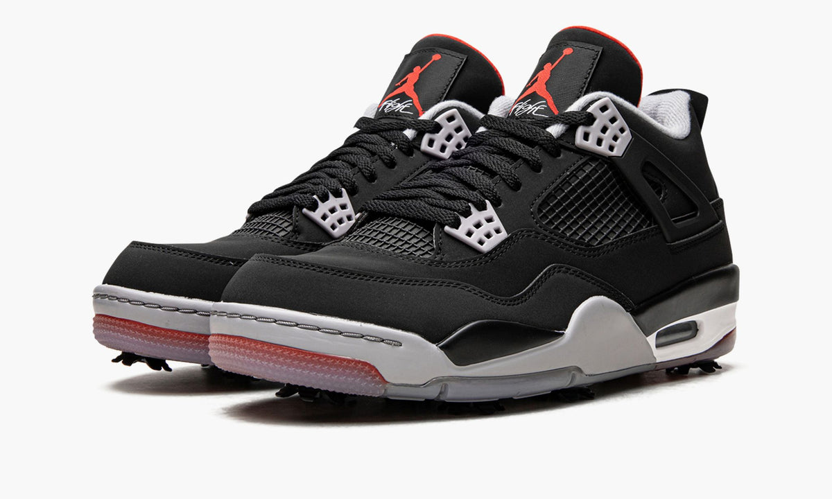 Air Jordan 4 Golf "Bred" - Angle View 3