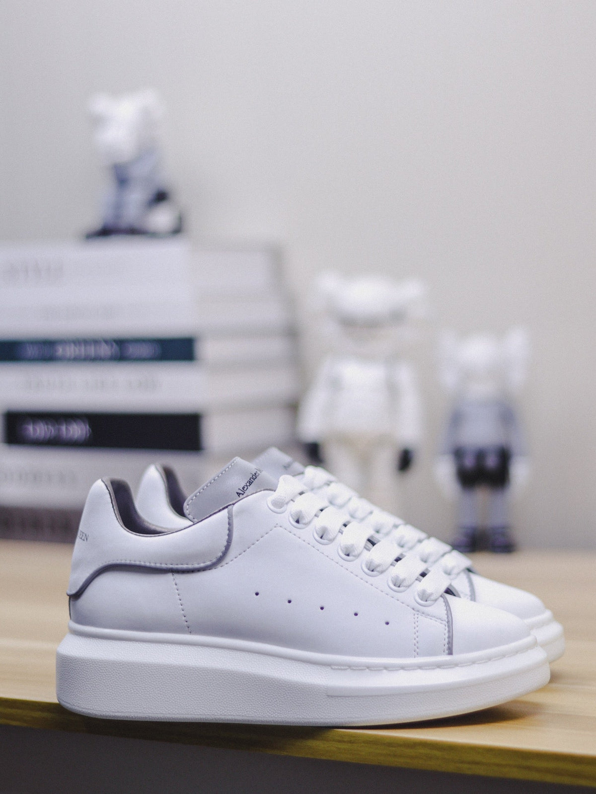 Alexander McQueen Oversized Sneaker 'White Reflective' - Main View