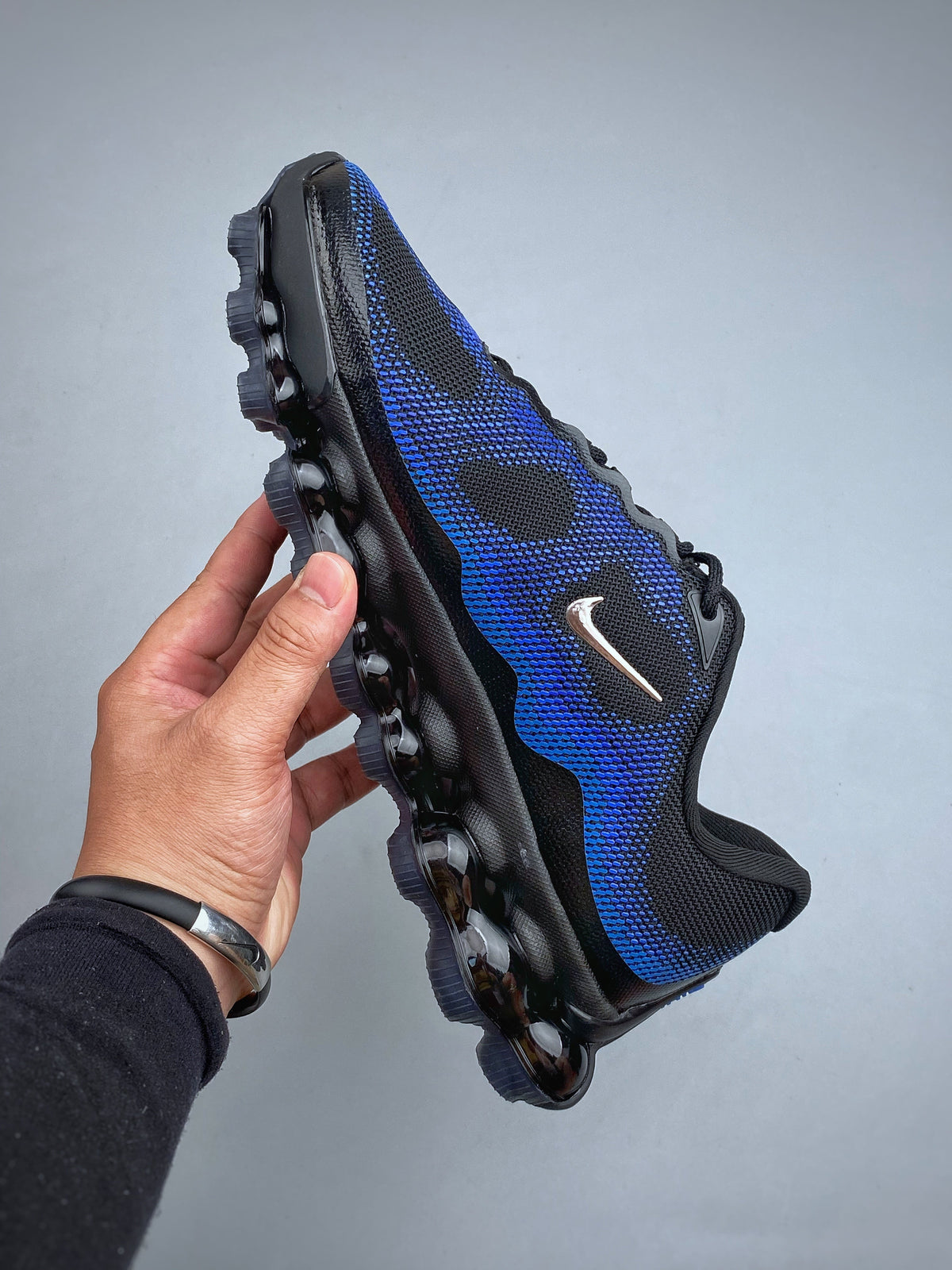 Nike AIR LIQUID MAX Black Blue IQ7634 009 - View 1