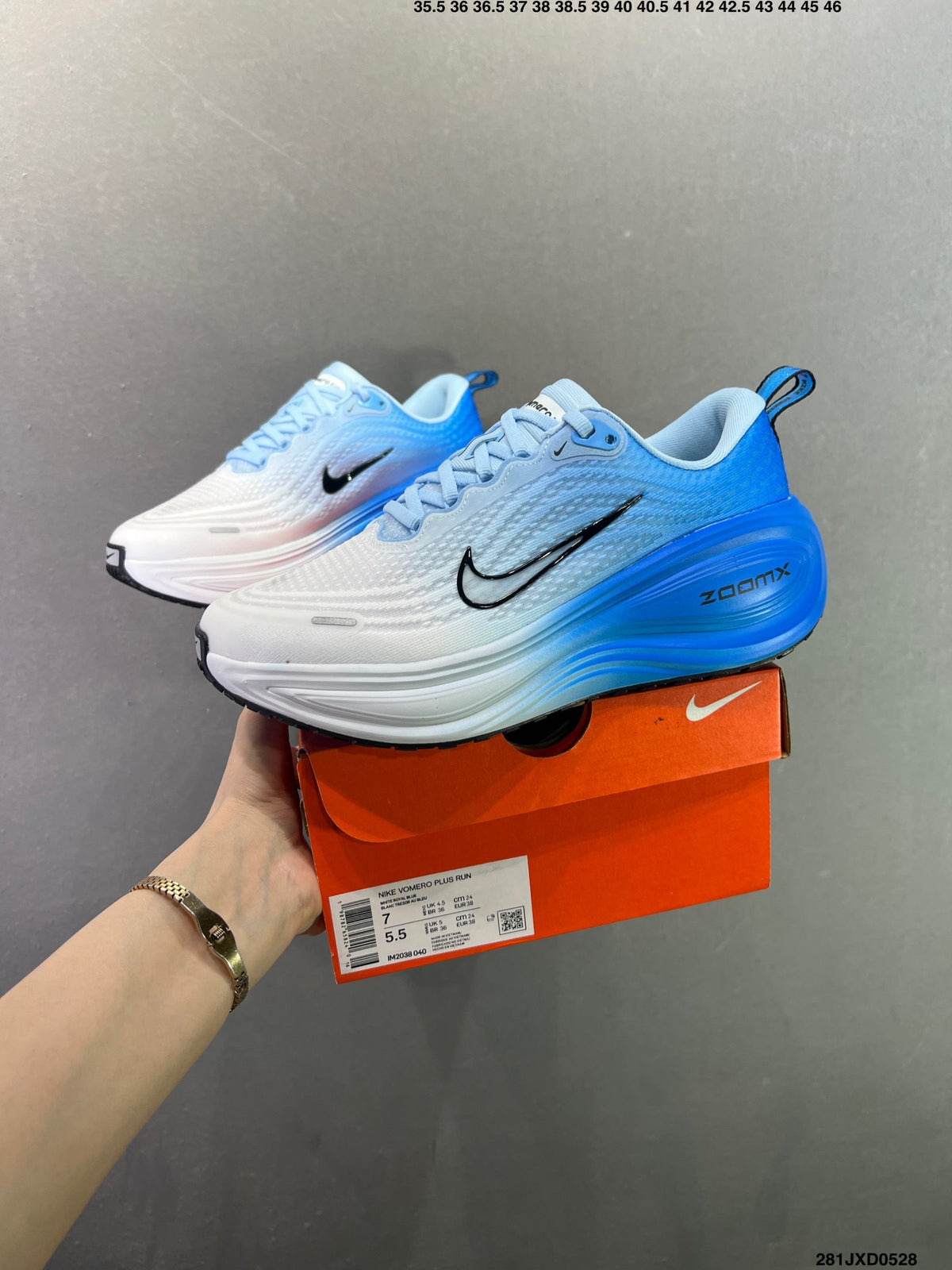 NIKE VOMERO PLUS RUN Blue IM2038-039 - View 10