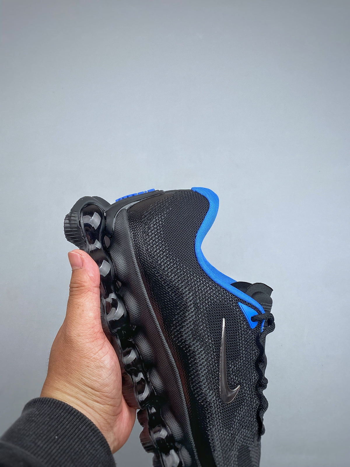 Nike AIR LIQUID MAX Black Blue - View 6