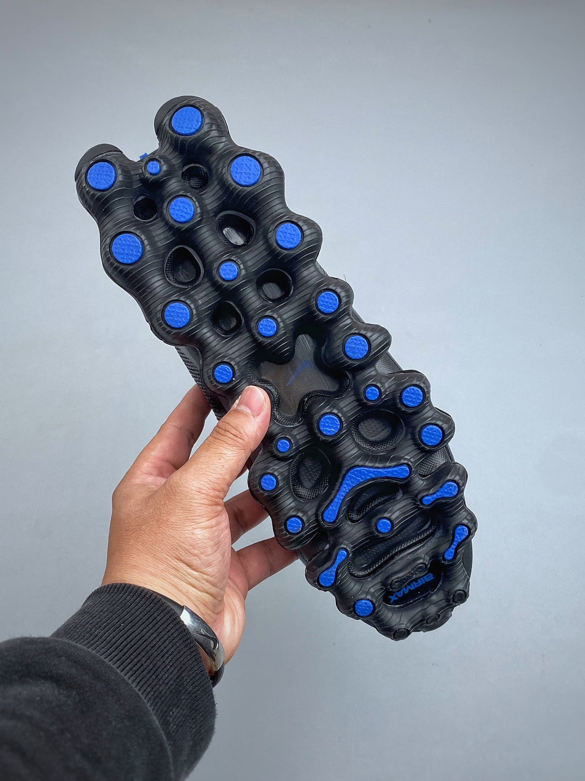 Nike AIR LIQUID MAX Black Blue - View 8