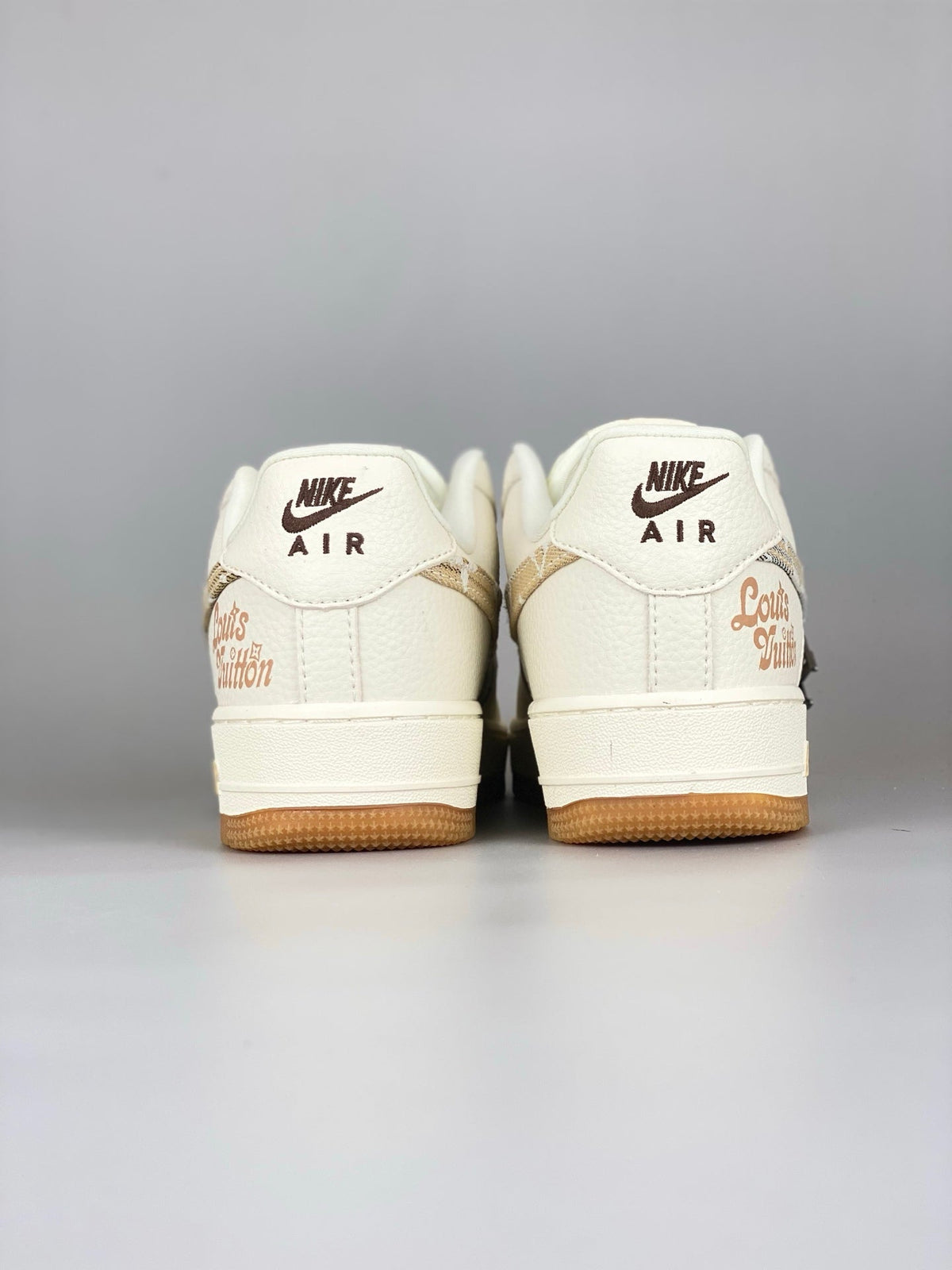 Louis Vuitton x Nike Air Force 1 '07 Low Yellow DK0798-002 - Angle View 8