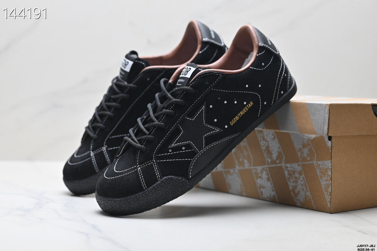 Golden Goose True Star Black Suede GMF00922 - Main View