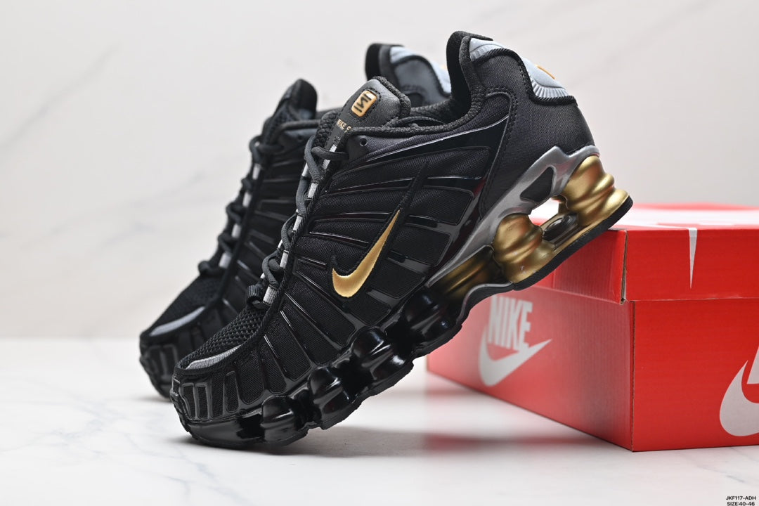 Neymar Jr. x Nike Shox TL 'Black Gold' AR3566-002 - View 1