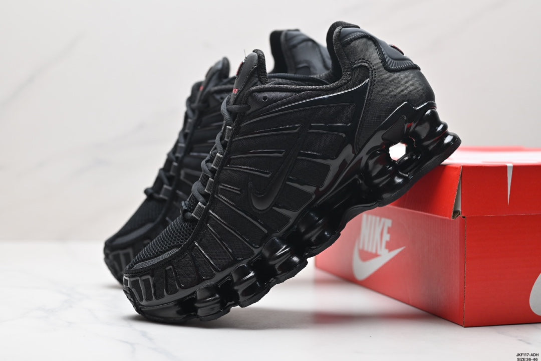 Nike Shox TL "Black/Metallic Hematite" - View 1