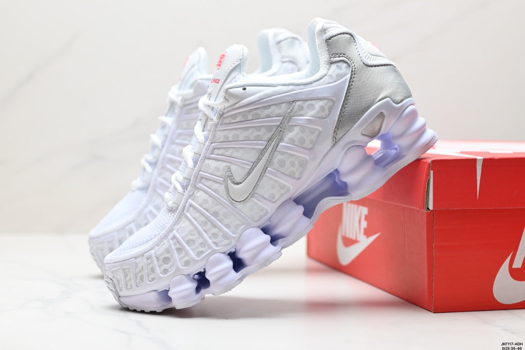 Nike Shox TL "White/Metallic Silver" AR3566-002 - View 1