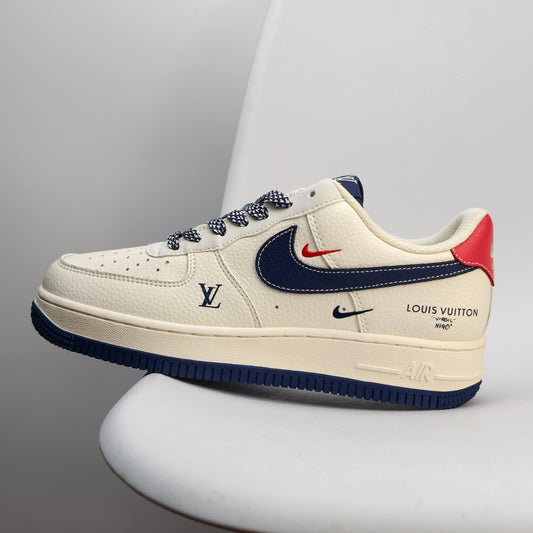 Louis Vuitton x Nike Air Force 1 '07 LV8 Black-Red 316JWD - Main View