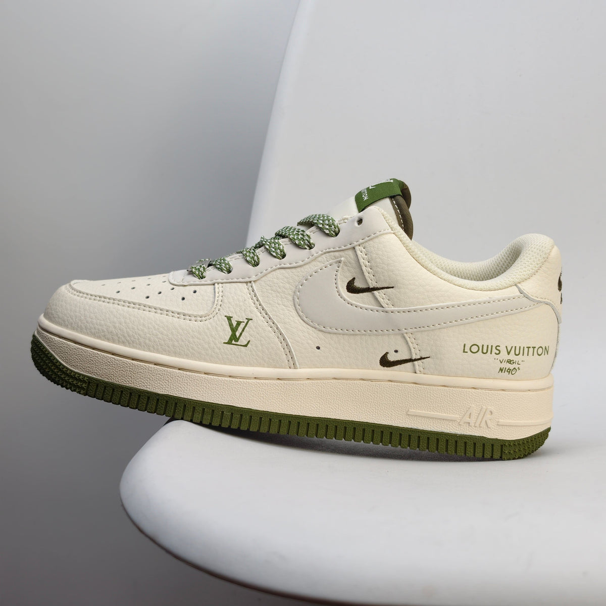 Louis Vuitton x Nike Air Force 1 '07 LV8 Green 316JWD - Main View