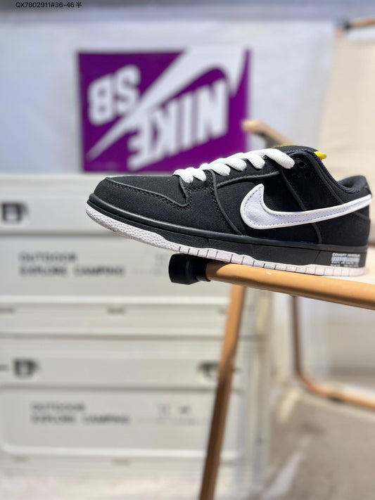 Nike SB Dunk Low Black-White DX6775 QX7802911 - View 1