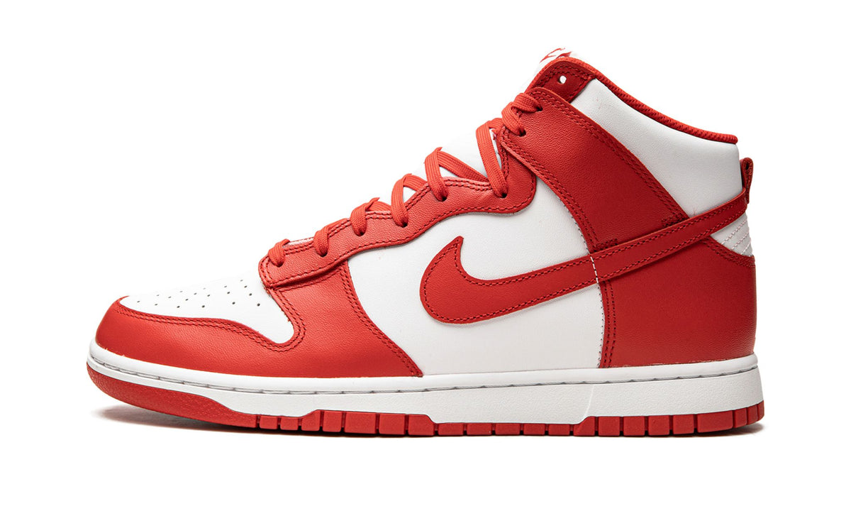 Dunk High "White / University Red" - View 1