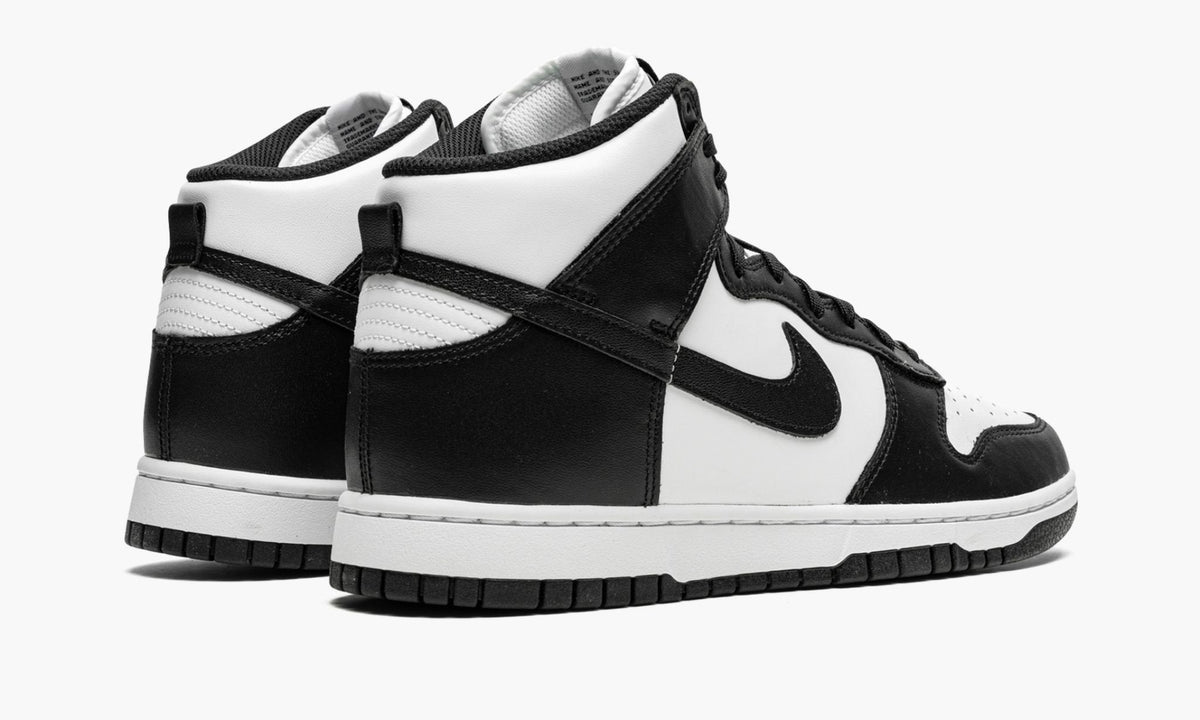 Nike Dunk HI Retro "Black / White" - View 4