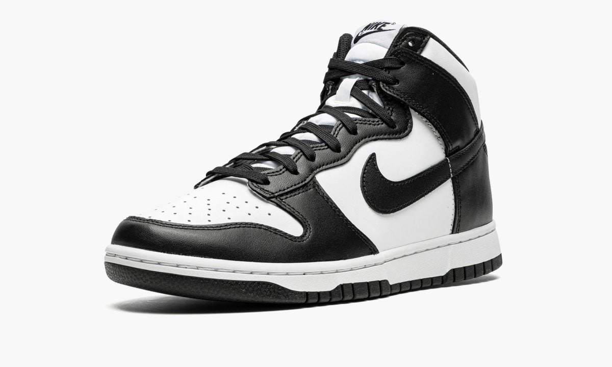 Nike Dunk HI Retro "Black / White" - View 5