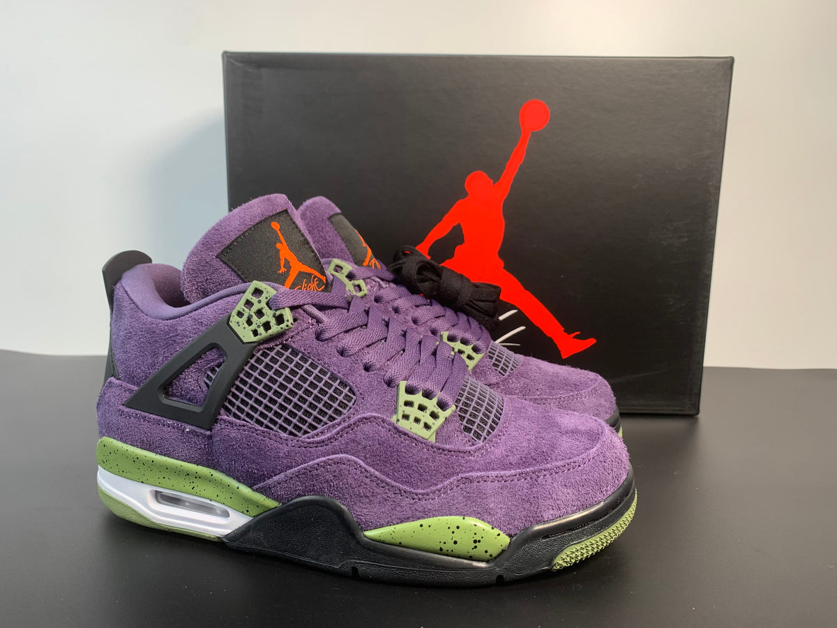 Air Jordan 4 Retro Canyon Purple AQ9129-500 - Angle View 3