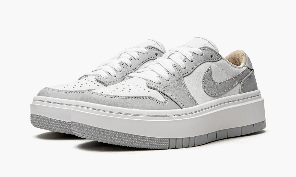 Jordan 1 Elevate Low "Wolf Grey" - Angle View 3