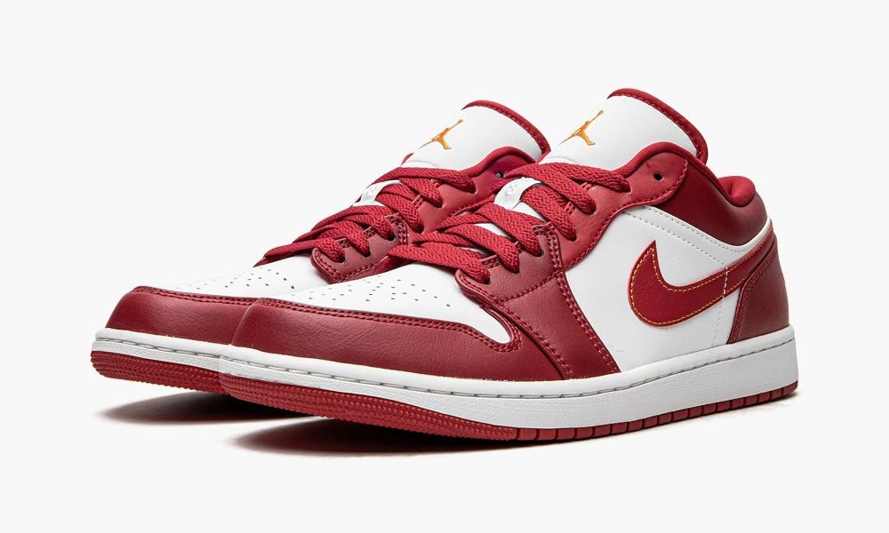 Jordan 1 Low "Cardinal Red" - Angle View 3