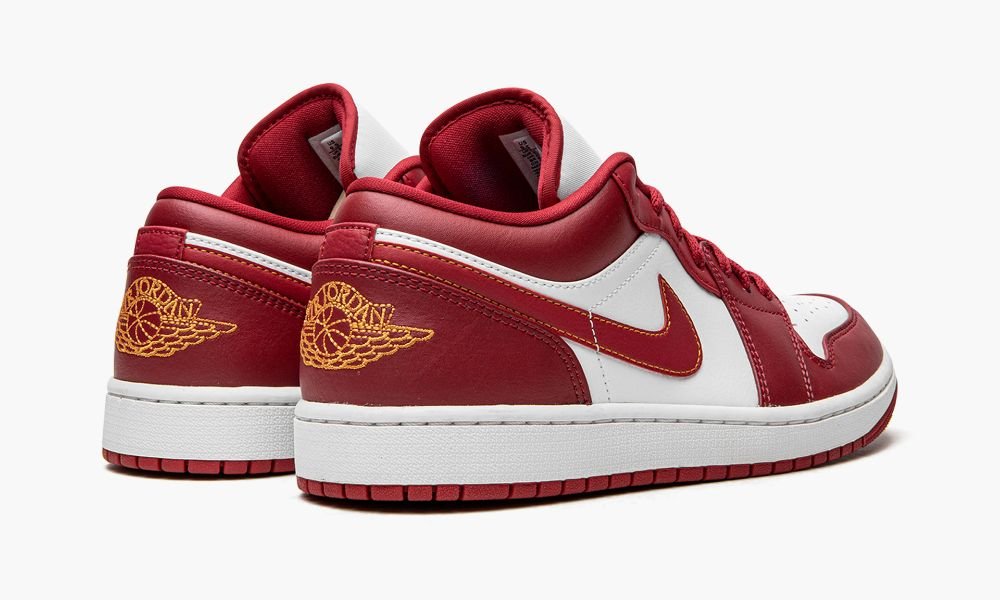 Jordan 1 Low "Cardinal Red" - Angle View 4