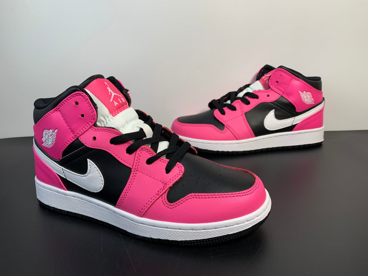 Air Jordan 1 Mid Pinksicle 555112-002 - Angle View 3