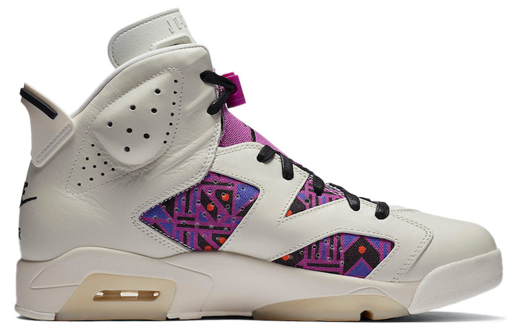 Air Jordan 6 Retro Quai 54 - Purple CZ4152-101 - Angle View 2