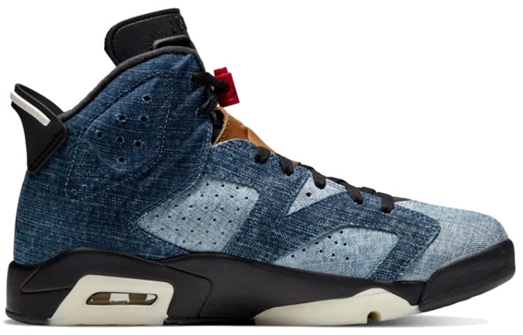 Air Jordan 6 Retro Washed Denim CT5350-401 - Angle View 2