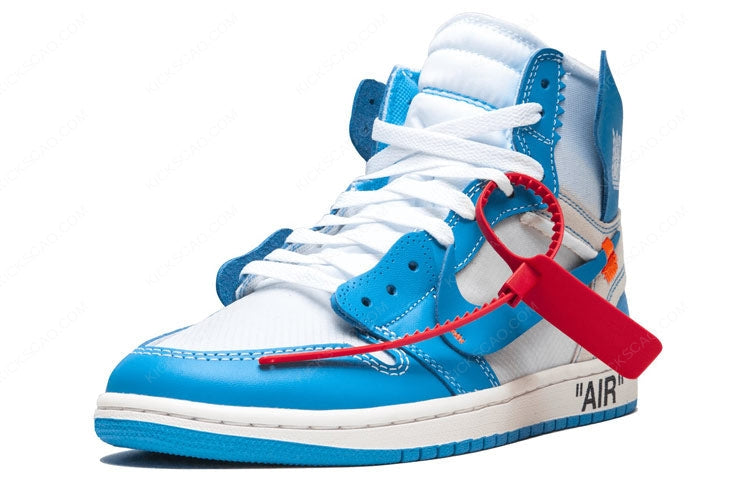 Air Jordan 1 x Off-White Retro High OG ‘UNC’ AQ0818-148 - Angle View 2