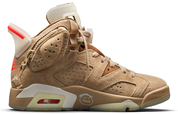Air Jordan 6 Retro SP Travis Scott British Khaki DH0690-200 - Angle View 2