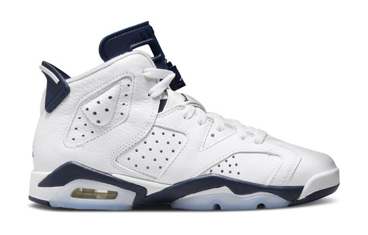 Air Jordan 6 Retro GS Midnight Navy 384665-141 - Angle View 2