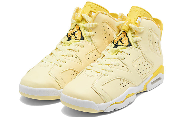 Air Jordan 6 Retro GS Citron Tint 543390-800 - Angle View 2