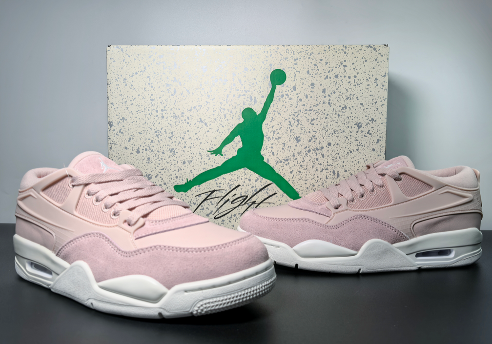 Wmns Air Jordan 4 RM 'Pink Oxford' - Angle View 3