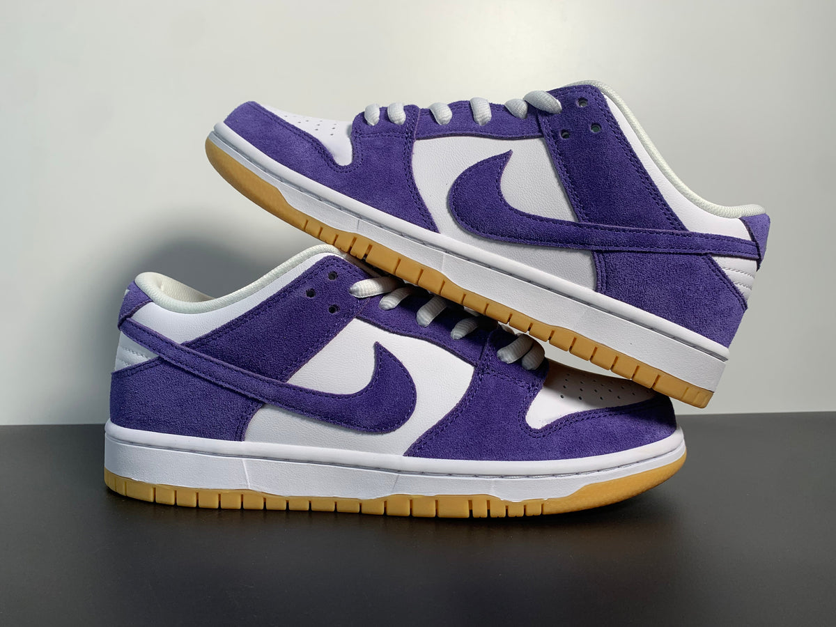 Nike SB Dunk Low “Purple Suede” Pro ISO Orange Label Court Purple Gum DV5464-500 - View 5