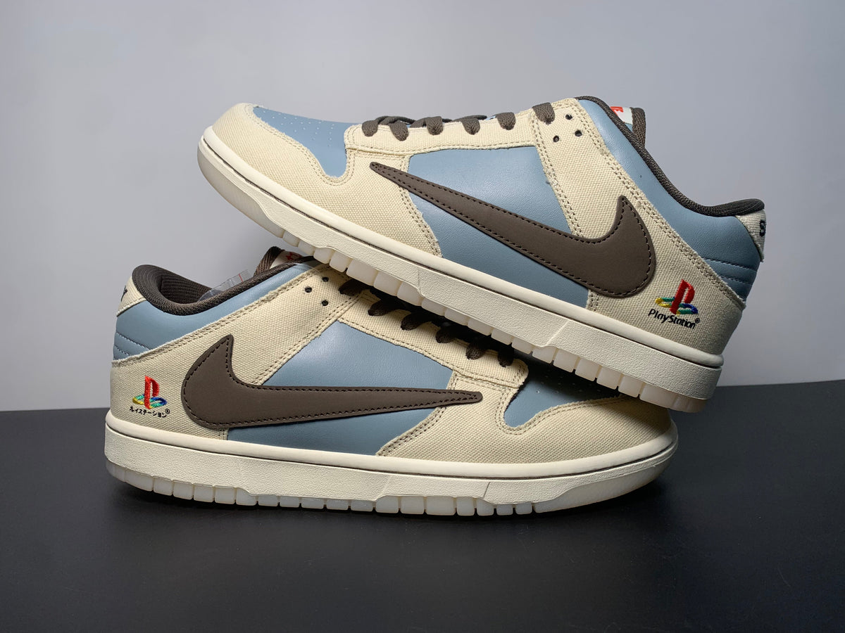 Travis Scott x PlayStation x Nike Dunk Low CU1726-800 - Angle View 4