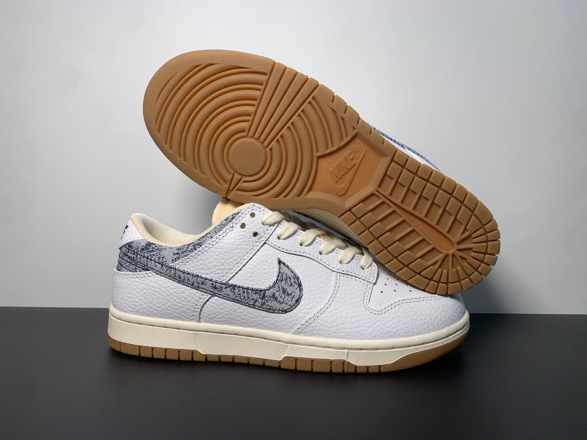 Nike Dunk Low “Washed Denim” FN6881-100 - View 5