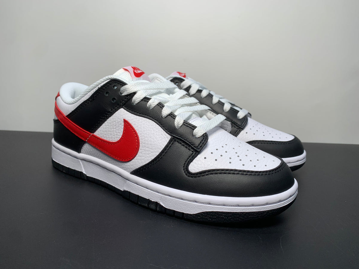 Nike Dunk Low 'Black White Red' - View 4