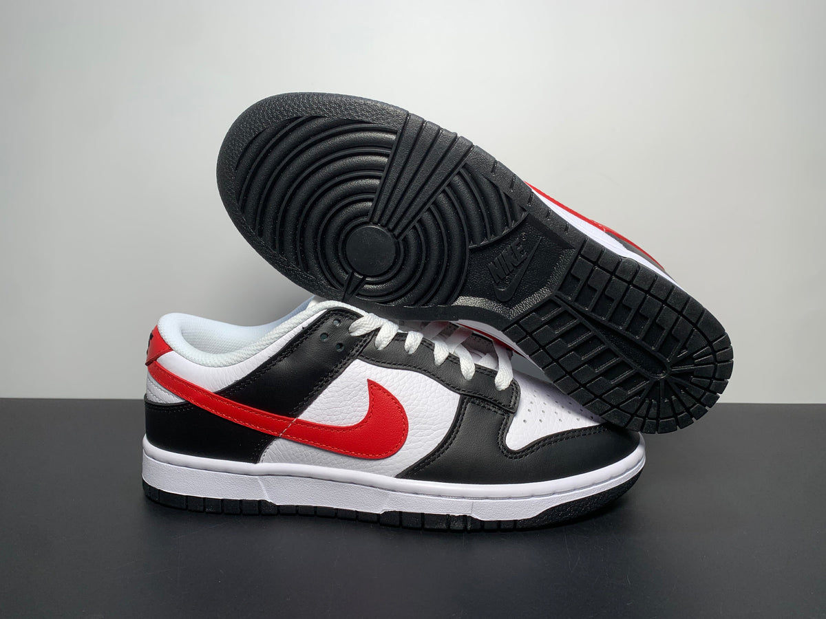 Nike Dunk Low 'Black White Red' - View 7
