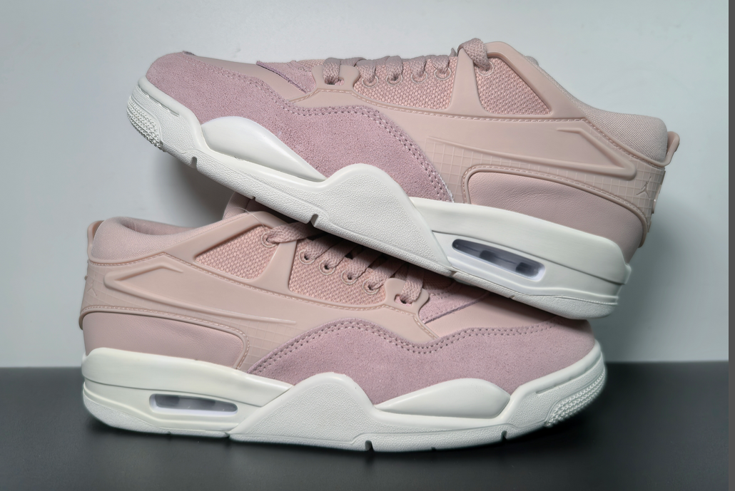 Wmns Air Jordan 4 RM 'Pink Oxford' - Angle View 4
