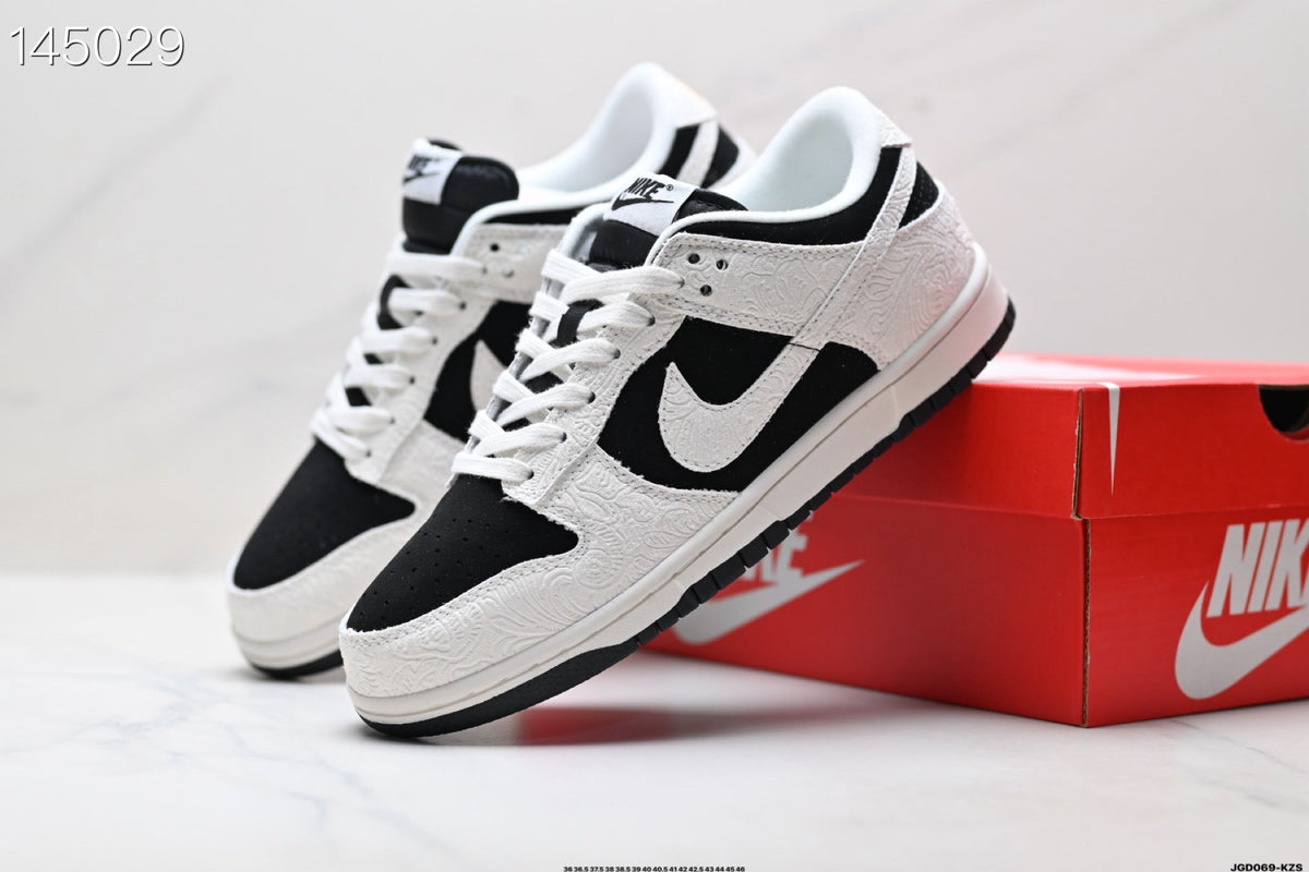 Nike Wmns Dunk Low 'Embossed Black Sail' IF3944-001 - View 1