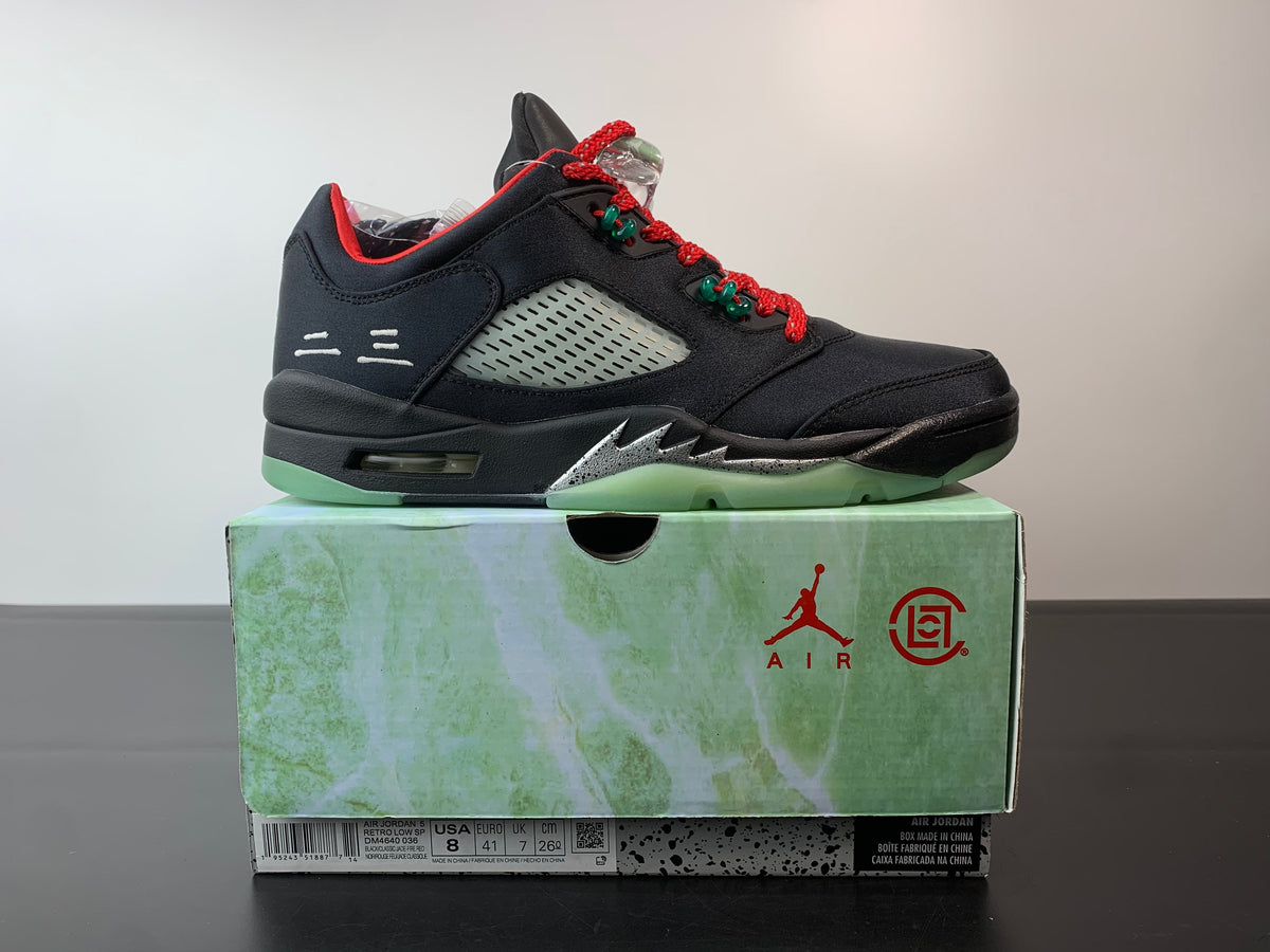 CLOT x Air Jordan 5 Low “Chinese New Year” CNY DM4640-036 - Angle View 7