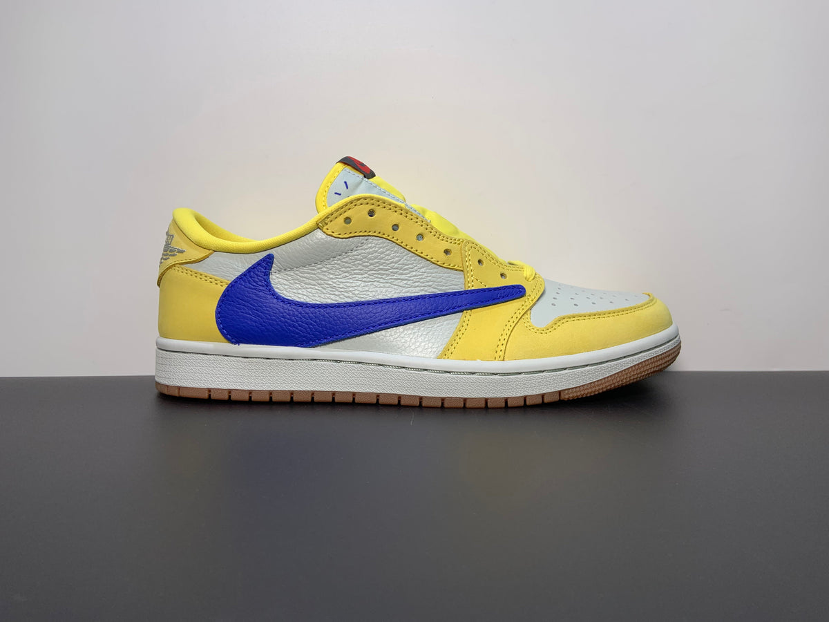 Air Jordan 1 Retro Low OG SP x Travis Scott ‘Canary’ DZ4137-700 - Angle View 6