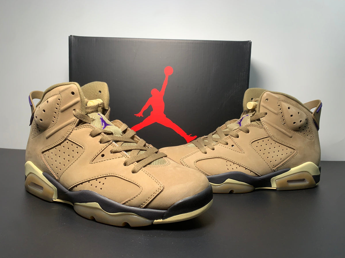 Air Jordan 6 WMNS GORE-TEX “Brown Kelp” FD1643-300 - Angle View 5