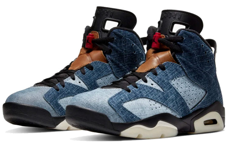 Air Jordan 6 Retro Washed Denim CT5350-401 - Angle View 3