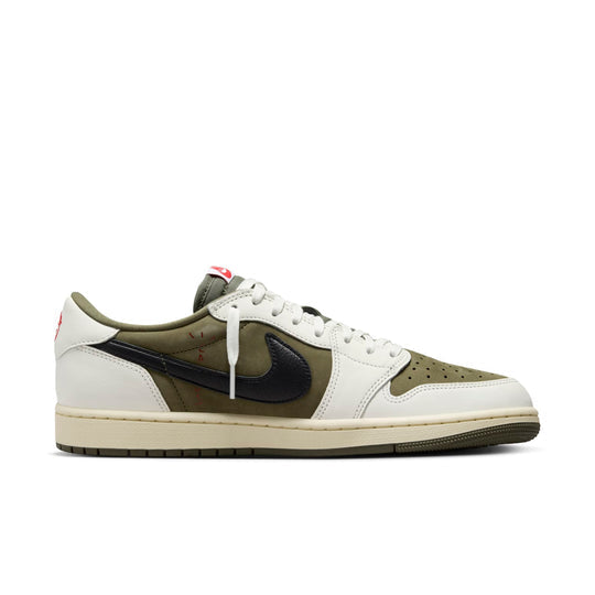 Air Jordan 1 Retro Low OG SP x Travis Scott ‘Reverse Olive’ - Angle View 2