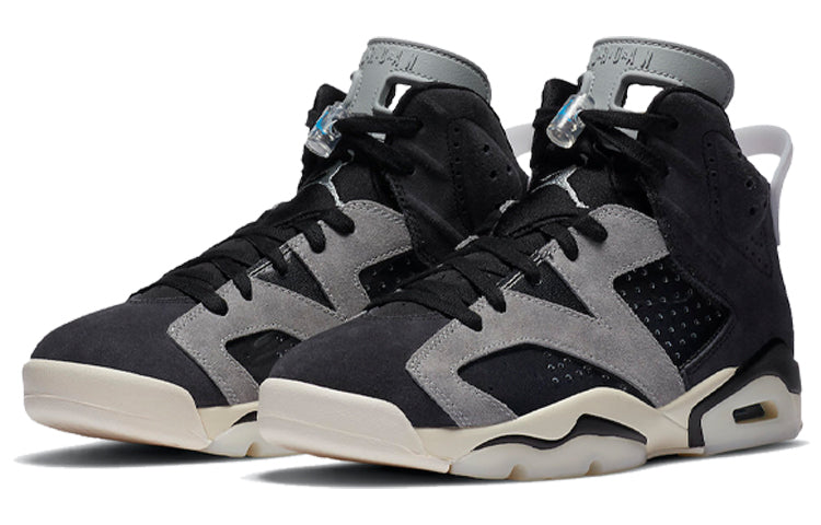 Womens WMNS Air Jordan 6 Retro Tech Chrome CK6635-001 - Angle View 3