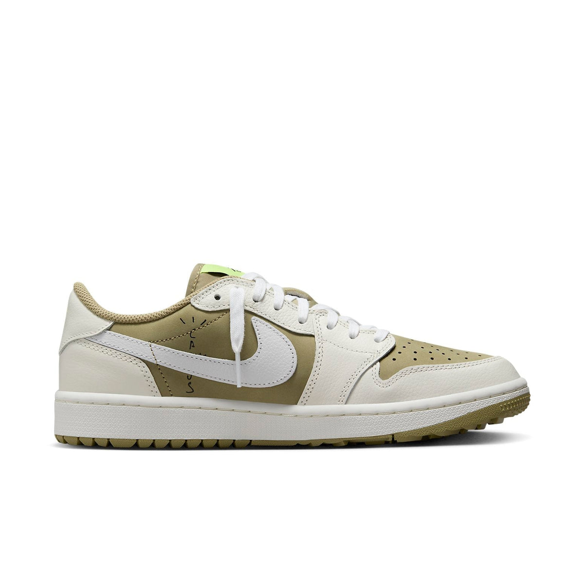 Air Jordan 1 Low Golf x Travis Scott ‘Neutral Olive’ - Angle View 3