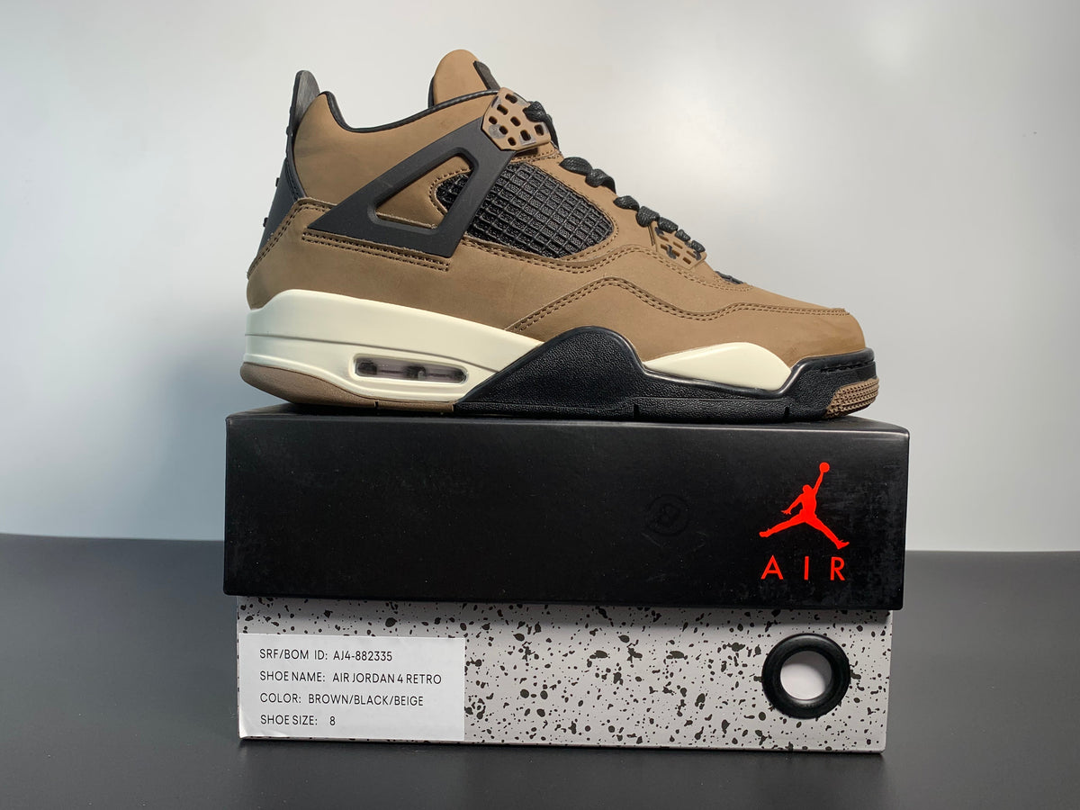 Travis Scott x Air Jordan 4 Olive Cactus Jack - Angle View 3