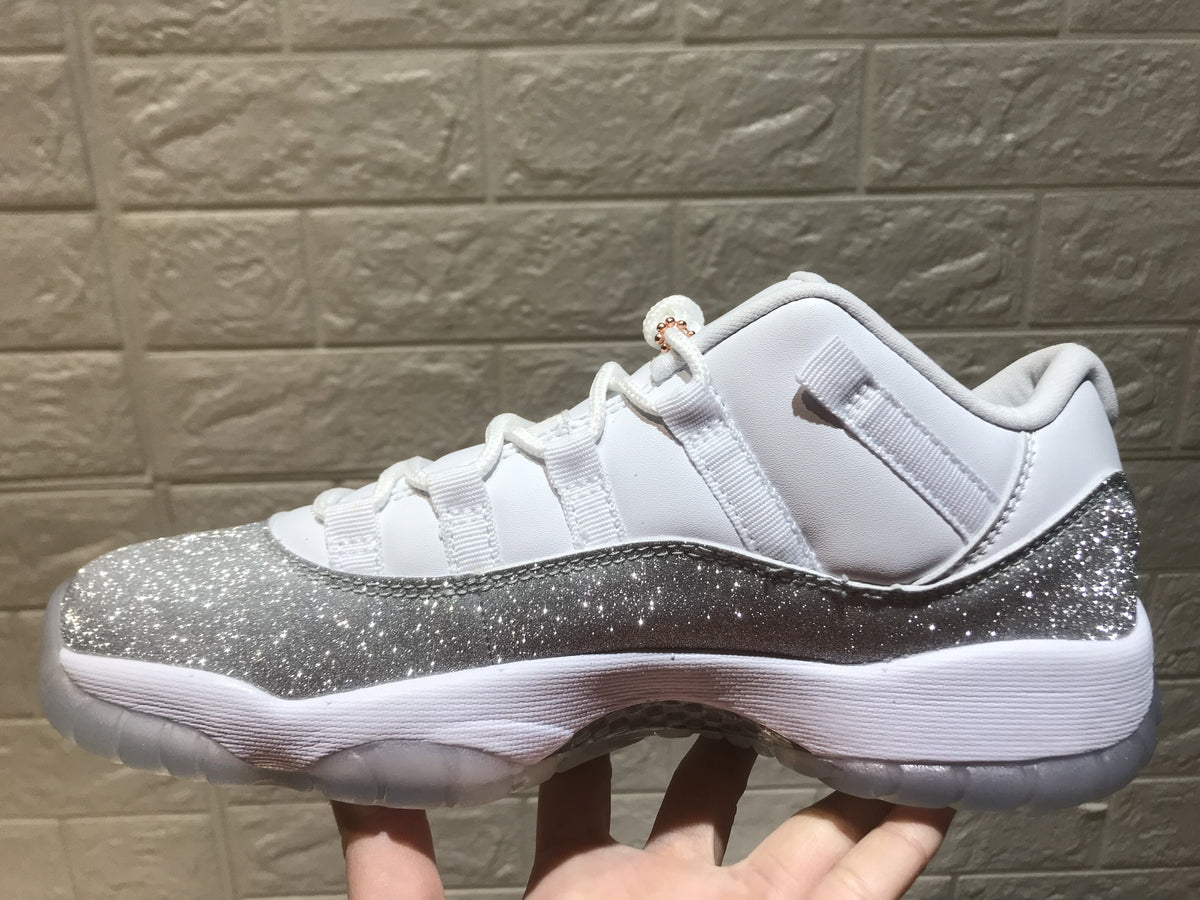 Air Jordan 11 Low＂ Metallic Silver ＂ - Angle View 2