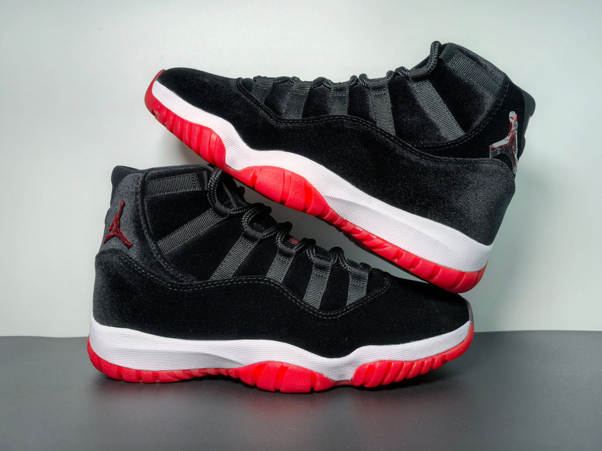Air Jordan 11 WMNS “Bred Velvet” Rumored to Release Holiday 2024  DB5457-061 - Angle View 9